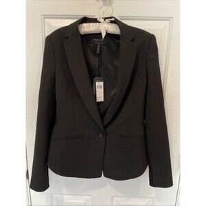 BCBG Max BRADD Women’s Blazer Jacket Black SEXY POWER Size Small NEW